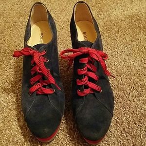Navy Blue Boutique9 Wedges